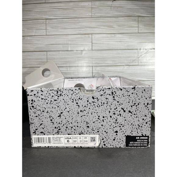 Nike Air Jordan 5 Retro Off-White Muslin Gradeschool Size 6Y [Box Only] - Picture 2 of 9